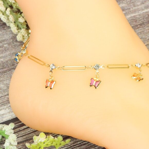 "Elegant Handmade Anklet – Delicate Jewelry for Women, MAR091241 - Picture 3 of 10
